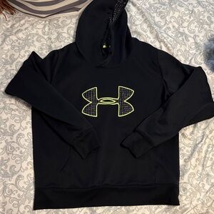 Under Armour black and line green